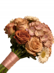 Vintage Dusty Rose & Hydrangea Preserved Bridal Handheld Bouquet