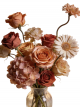 Vintage Preserved Rose & Gerbera Dried Flower Vase Arrangement
